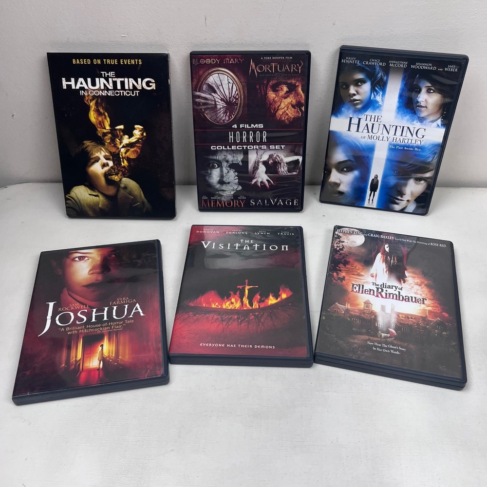 Horror DVD Bundle 9 Films Haunting in Ct Molly Hartley Joshua Visitation